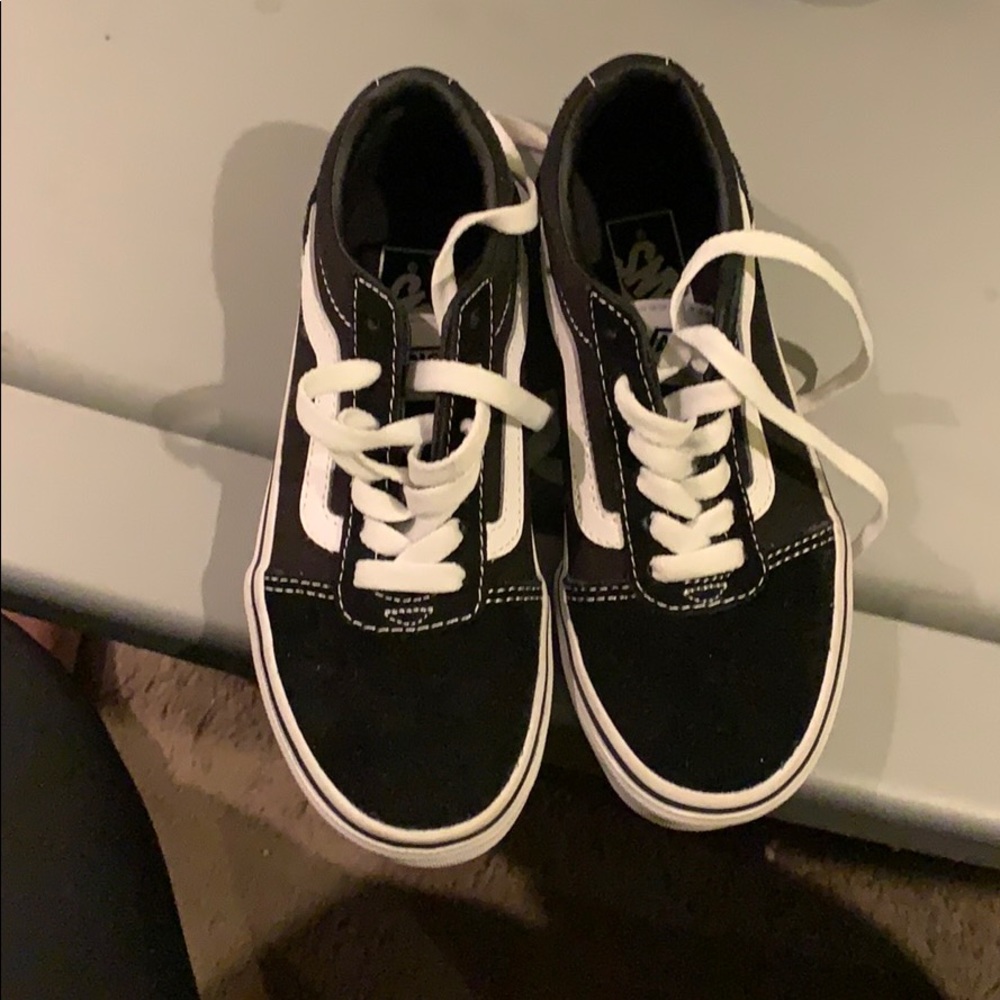 Black and white vans, Unisex
